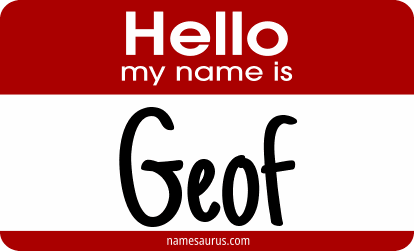 Hello my name is Geof png download