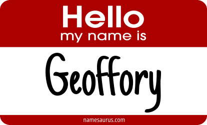 Hello my name is Geoffory png download