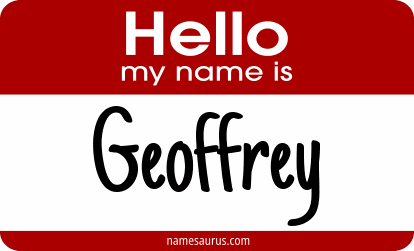 Hello my name is Geoffrey png download