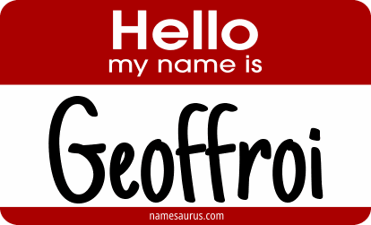 Hello my name is Geoffroi png download