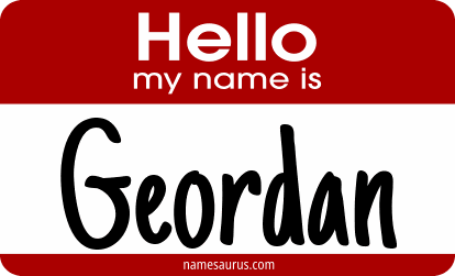 Hello my name is Geordan png download