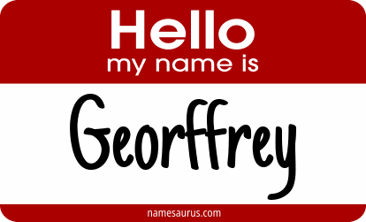 Hello my name is Georffrey png download