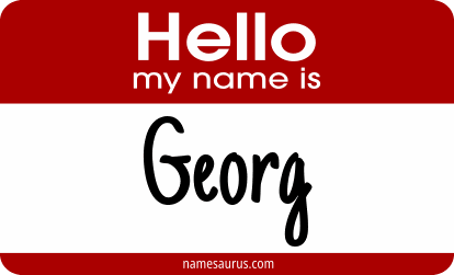 Hello my name is Georg png download