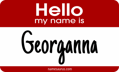 Hello my name is Georganna png download