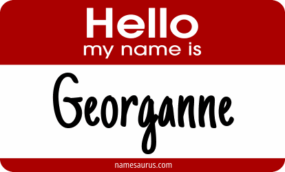 Hello my name is Georganne png download