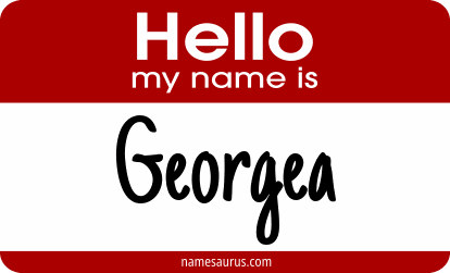 Hello my name is Georgea png download