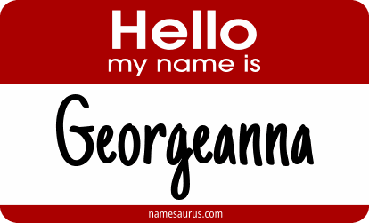 Hello my name is Georgeanna png download