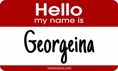 Hello my name is Georgeina png download