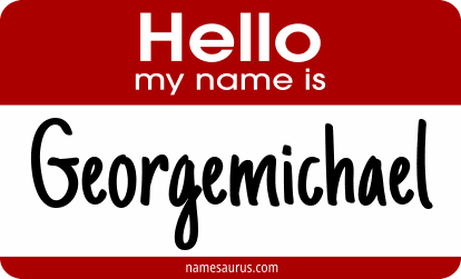 Hello my name is Georgemichael png download