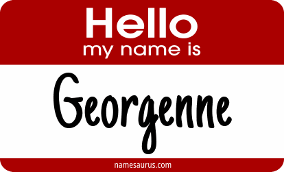 Hello my name is Georgenne png download