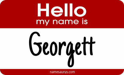 Hello my name is Georgett png download