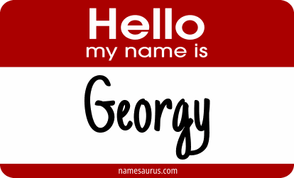 Hello my name is Georgy png download