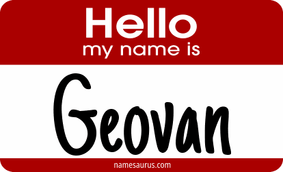 Hello my name is Geovan png download