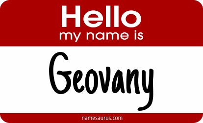 Hello my name is Geovany png download