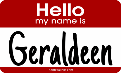 Hello my name is Geraldeen png download