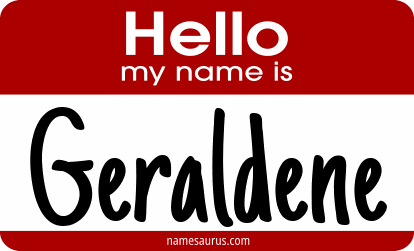 Hello my name is Geraldene png download