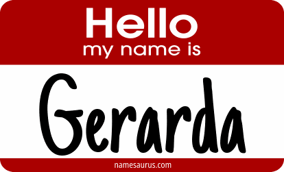 Hello my name is Gerarda png download