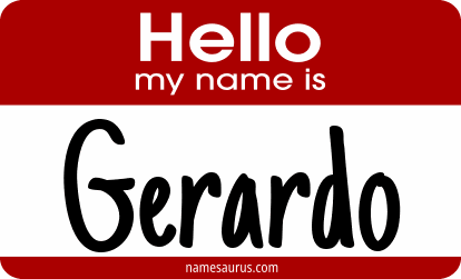 Hello my name is Gerardo png download