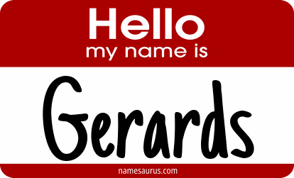 Hello my name is Gerards png download