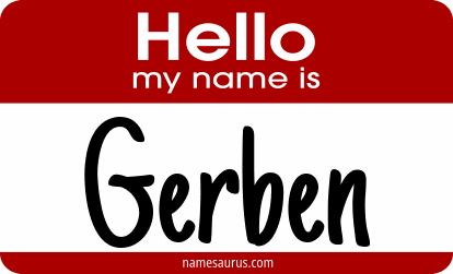 Hello my name is Gerben png download