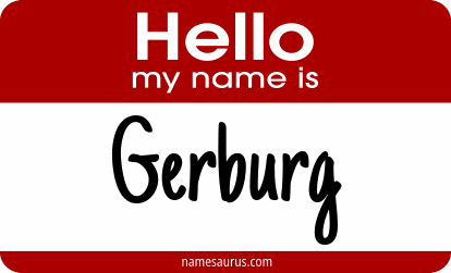 Hello my name is Gerburg png download