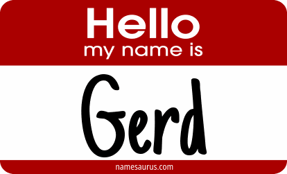 Hello my name is Gerd png download