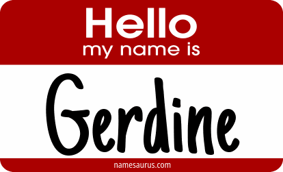 Hello my name is Gerdine png download