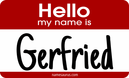 Hello my name is Gerfried png download