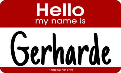 Hello my name is Gerharde png download