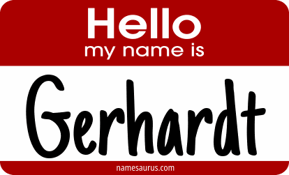 Hello my name is Gerhardt png download