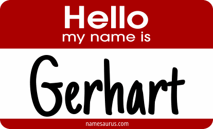 Hello my name is Gerhart png download