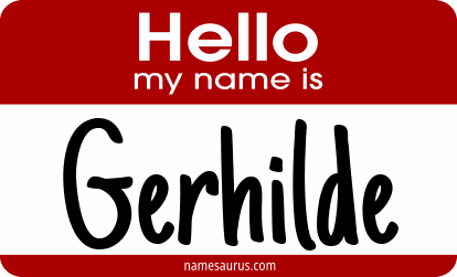 Hello my name is Gerhilde png download