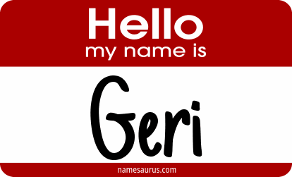 Hello my name is Geri png download