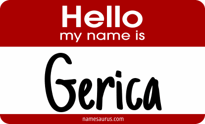 Hello my name is Gerica png download