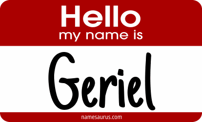 Hello my name is Geriel png download