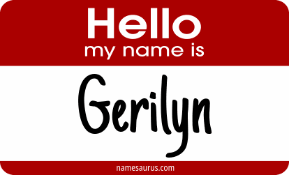 Hello my name is Gerilyn png download