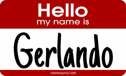 Hello my name is Gerlando png download