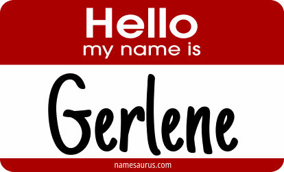 Hello my name is Gerlene png download
