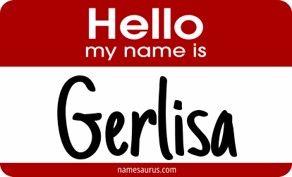 Hello my name is Gerlisa png download