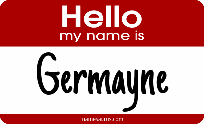 Hello my name is Germayne png download