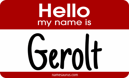 Hello my name is Gerolt png download