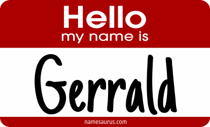 Hello my name is Gerrald png download