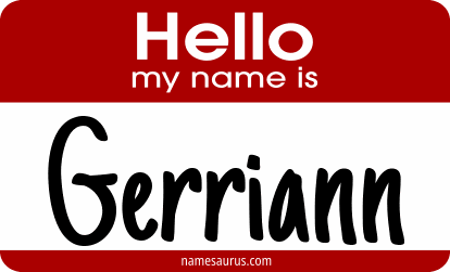 Hello my name is Gerriann png download