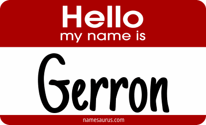 Hello my name is Gerron png download