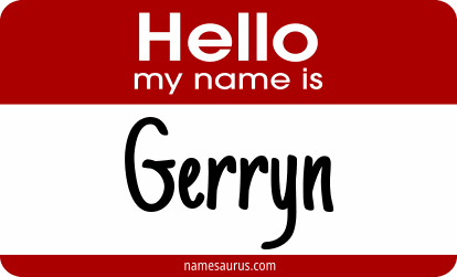 Hello my name is Gerryn png download