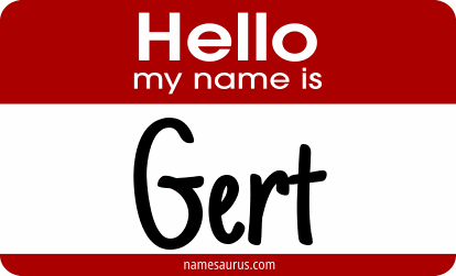 Hello my name is Gert png download