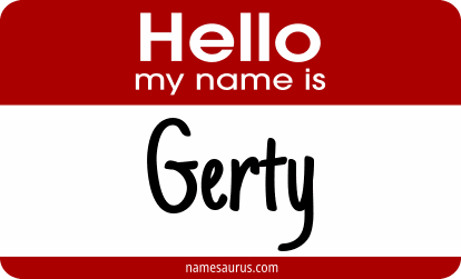 Hello my name is Gerty png download