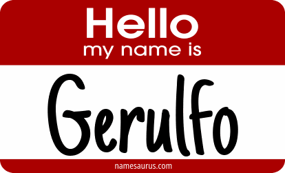 Hello my name is Gerulfo png download