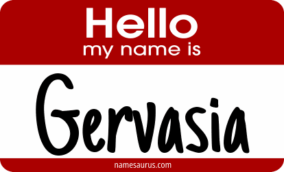 Hello my name is Gervasia png download