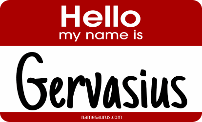 Hello my name is Gervasius png download